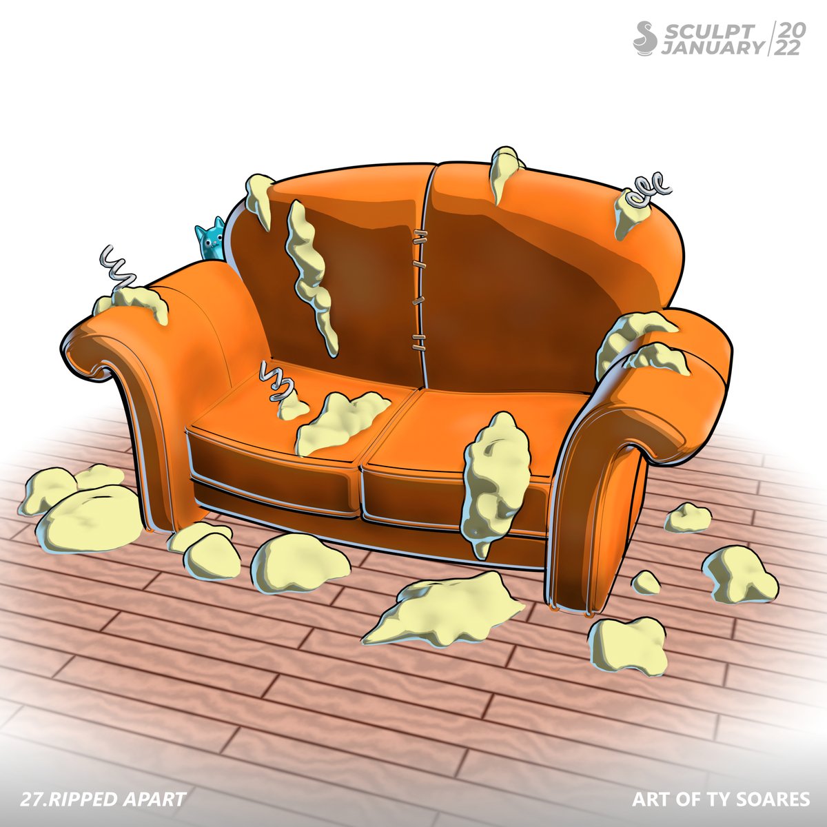 Ripped apart

#b3d #eevee #bnpr #sculptjanuary2022