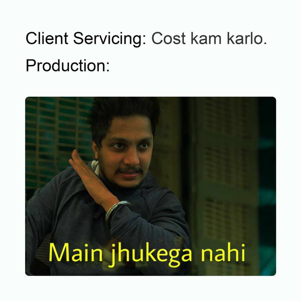 *grabs popcorn while the discussion continues*

<a href="/LaqshyaLiveEx/">Laqshya Live Ex</a> 
#apniwalletribe #pushpa #memes #clientservicing #production #content #trending