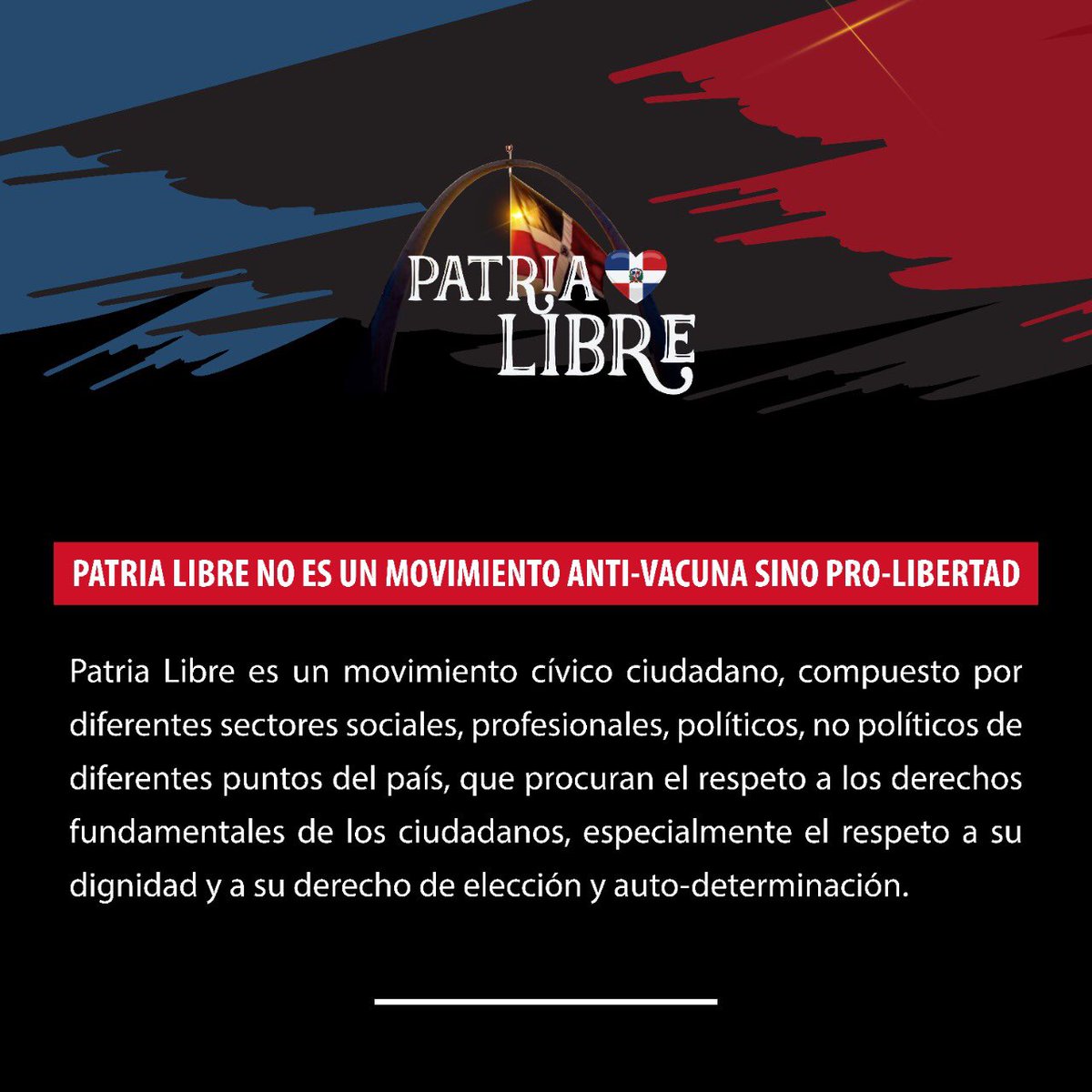 YANSEGURAM's tweet photo. PROTESTA CÍVICA: El país necesita unificarse NO CONTRA LAS VACUNAS, sino CONTRA LA VACUNACIÓN OBLIGATORIA, próximo lunes gobierno pretende IMPONER RESTRICCIONES inconstitucionales, a quienes no se vacunen con una 3RA DOSIS. Usemos los HT #RDProtesta6Feb y #DictaduraSanitariaRD https://t.co/r3PxRbUK8b