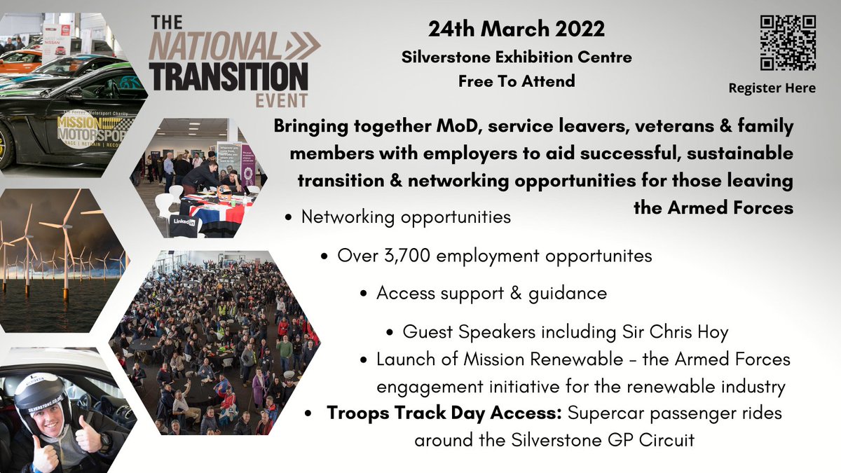 Missionmotorspt's tweet photo. 🚨National Transition Event🚨#Serviceleavers, #veterans &amp; their partners, alongside companies from industries including #automotive &amp; #renewable will come together to network &amp; talk #transition. Free to attend, visit https://t.co/RZbbvQCIq0 https://t.co/fzvHEwaPox