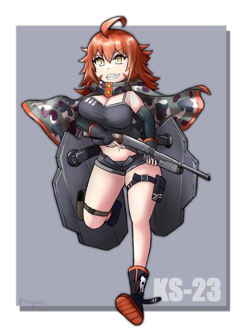KS-23はカッコカワイイです

#ドールズフロントライン 
#ドルフロ 
#GirlsFrontline 