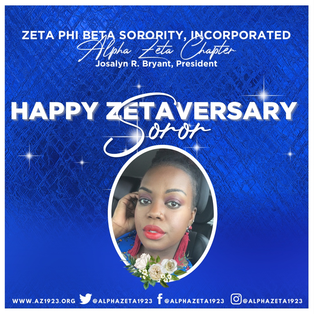 alphazeta1923's tweet photo. Alpha Zeta Chapter would like to send a Oh So Blu-Ti-Ful Happy Birthday to Soror Shanta Garrett
Enjoy💙

#AZ1923 #BaltimoreCityZetas #ZPhiB2022 #ZPhiBMD https://t.co/bHInR0jGVE