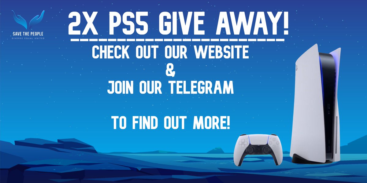 stptoken's tweet photo. We are giving away 2 Playstation 5's to 2 lucky winners! https://t.co/ImDR6kgkNf