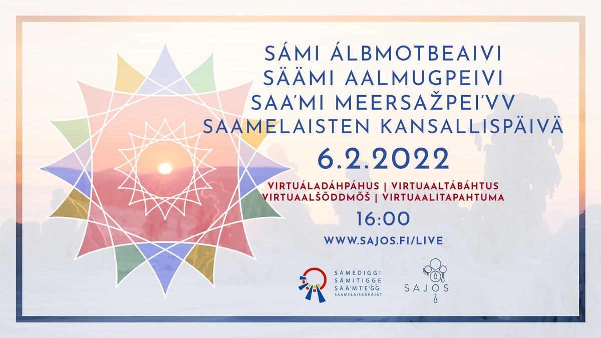 Sámediggi - Sämitigge - Sääʹmteʹǧǧ tweet media