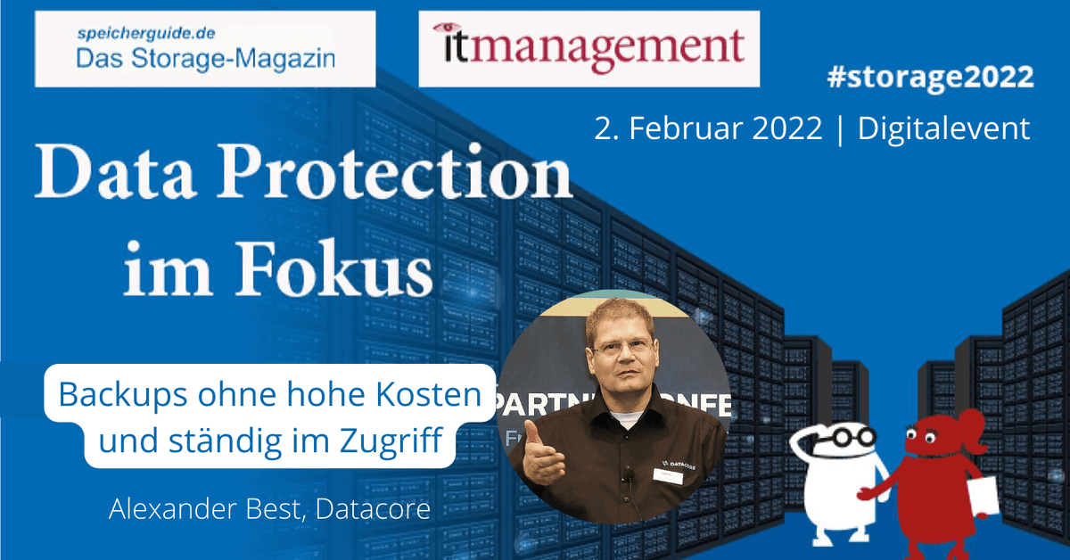 Preis, Geschwindigkeit oder Daten-Kontrolle: Alexander Best, <a href="/DataCore_DE/">DataCore DACH</a> erklärt die Vor-/Nachteile von #Backup-Medien am 02.02.22
#DataProtection im Fokus von it-daily.net/@itmanagement_… &amp; speicherguide.de

Melden Sie sich jetzt kostenlos an.
👉 it-daily.net/storage/progra…