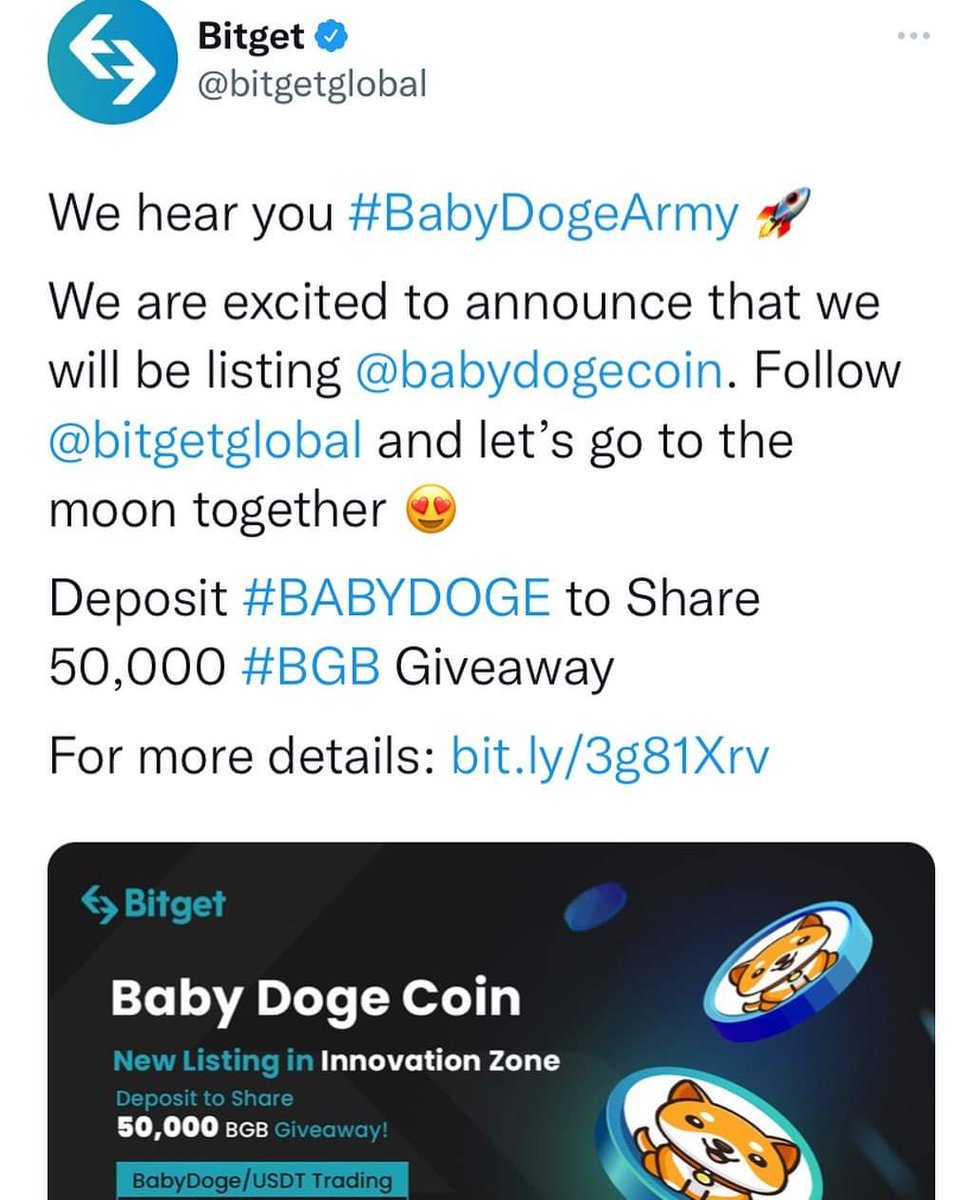 CryptokeRisk's tweet photo. Let's Go #BabyDogeArmy https://t.co/6XJlHVaf7f