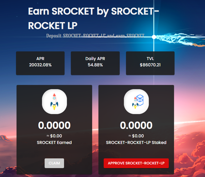🚀🚀🚀The SROCKET-ROCKET LP Pool has been started !!! 
🚀Current Daily APR 54.88% 
🚀Join us: discord.gg/P8AKVsz9nT
rocketfi.xyz

$Rocket $FTM #Rocket #FTM #Fantom #DEFI  #Tombfork #Blockchain <a href="/2ombFinance/">2ombfinance</a> <a href="/GrapeFinance/">Grape Finance</a> <a href="/Degen_Watch/">Degen Watch</a>