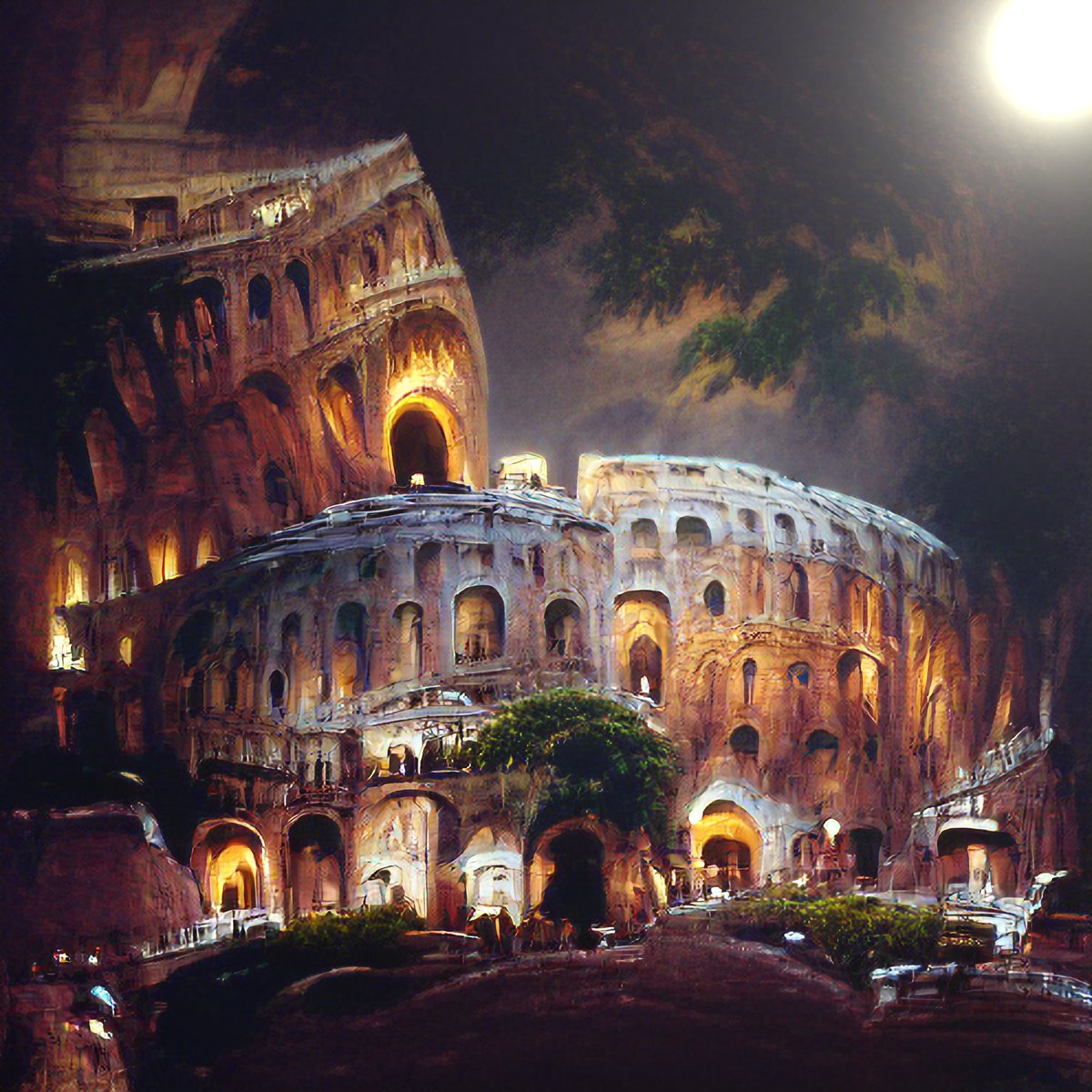 ArtvisionNFT's tweet photo. The Colosseum is the biggest amphitheater in the world. It is 189 meters long, 156 meters wide and an incredible 50 meters tall on #tezos 

https://t.co/IgtjkmpcG9

💎1/1 ed, 3.5 $xtz

#NFTCommunity #ArtvisionNFT 
@objktcom
 #cleanNFT https://t.co/KNp0g16lfa