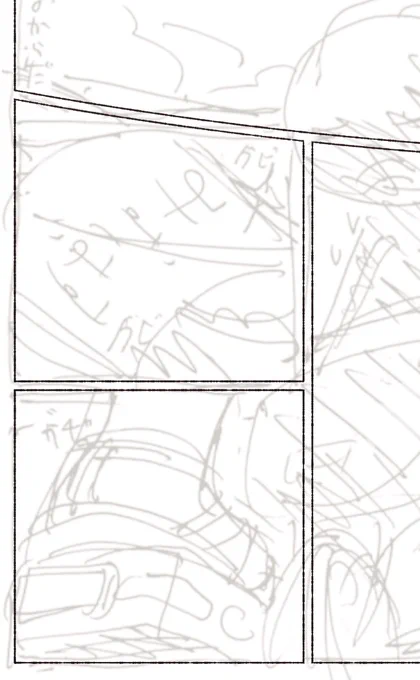 ひたすら枠を描く作業をしています。
前回よりは、かなり効率的に出来るようになった。 