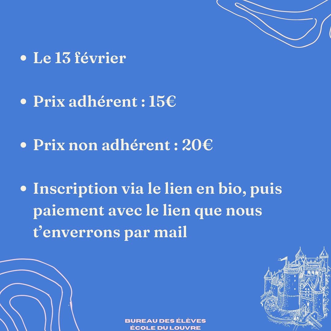 BDE Ecole du Louvre tweet media