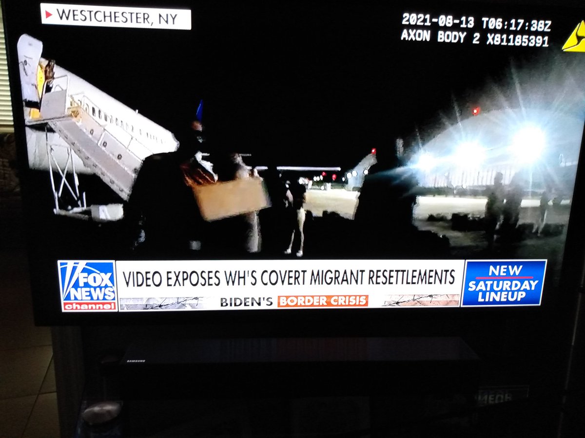 BillRus41299403's tweet image. ALIEN INVASION.  Approved and directed by traitor Biden.  Westchester N Y airport  illegal alien charter flight from our southern border.