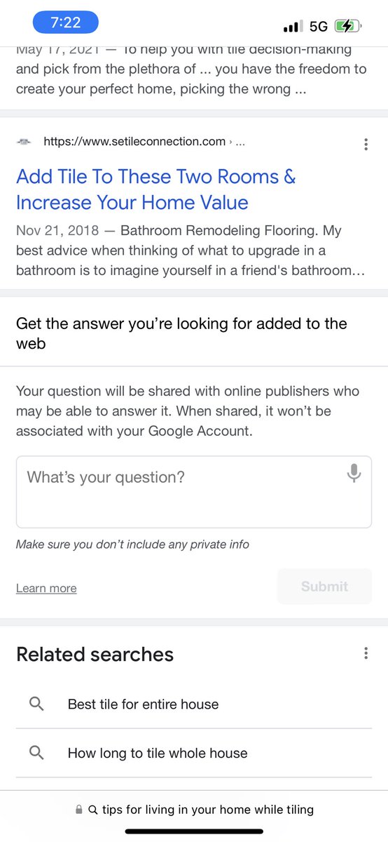 LisaGaal's tweet photo. Is this a new search feature @rustybrick? Where do these questions go? https://t.co/kvrmmLjix8
