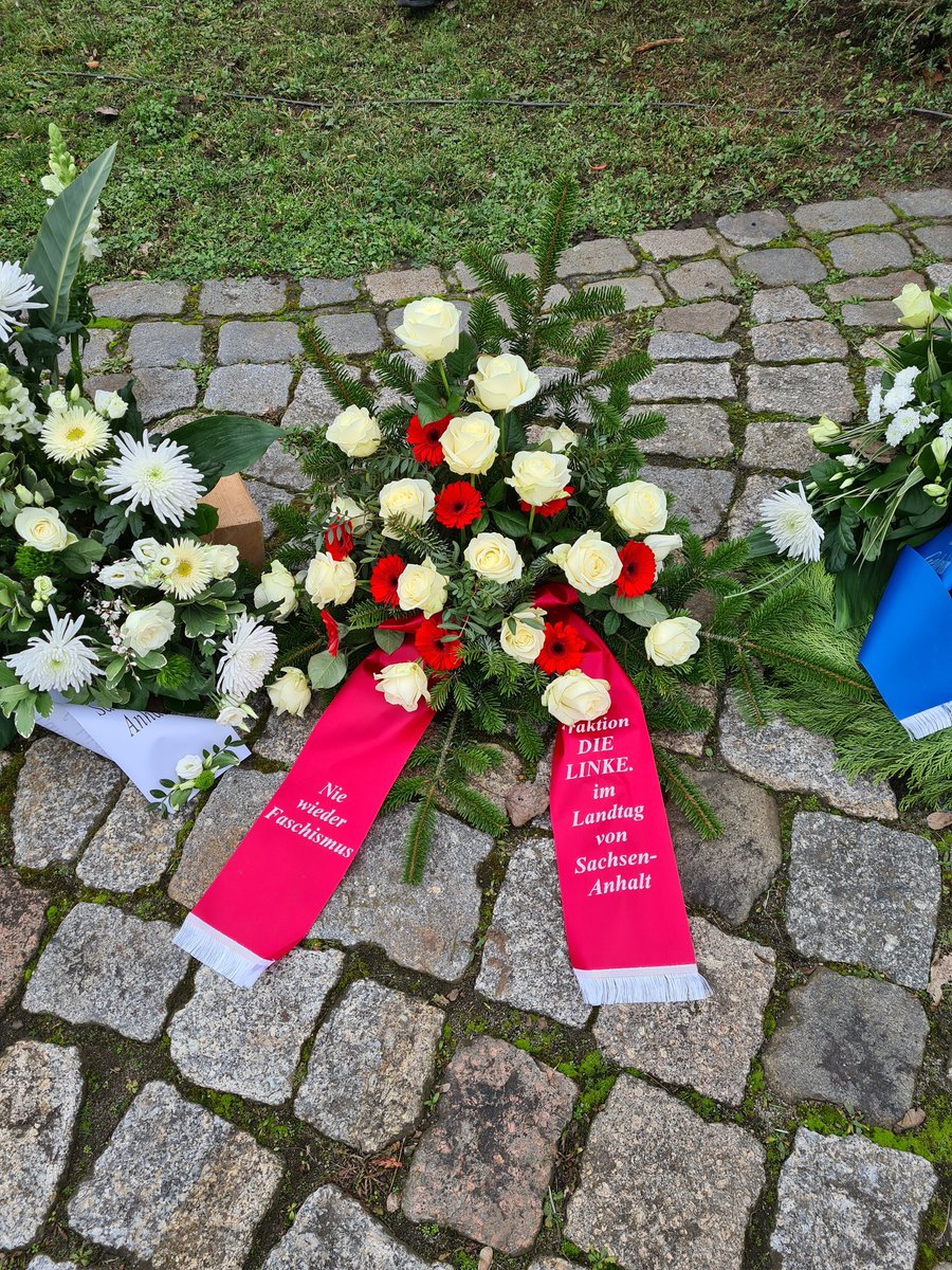 Gedenken am KZ Magda in Magdeburg. 
Nie wieder Faschismus! 
<a href="/LinksfraktionSt/">Linksfraktion_LSA</a> <a href="/dielinkelsa/">Die Linke Sachsen-Anhalt</a>