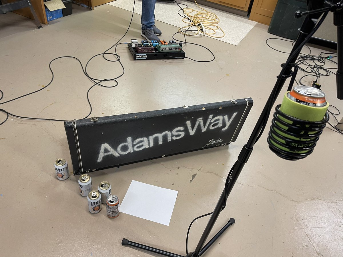 AdamsWayBand's tweet image. Back on that grind!