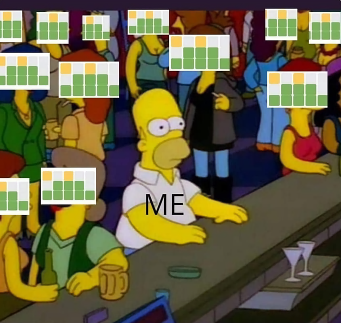 Seeing everyone playing the square game on twitter