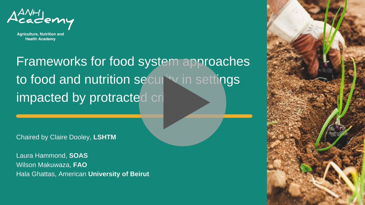 Agriculture, Nutrition & Health Academy tweet media