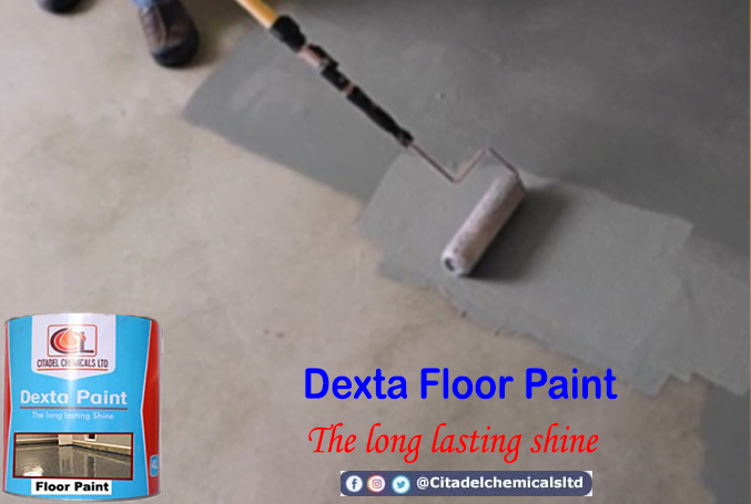 CitadelChem's tweet photo. Rangi sio complete bila Dexta Paints. Our Dexta Floor paint comes in different colors  and leaves your floors shinning. 

 #OKAInKitui Daddy Owen Tariq #ForemanAmeomoka #EarthquakeInNakuru #GlazersOut #securethebag mombasa The 5th https://t.co/csu8HlRAMH