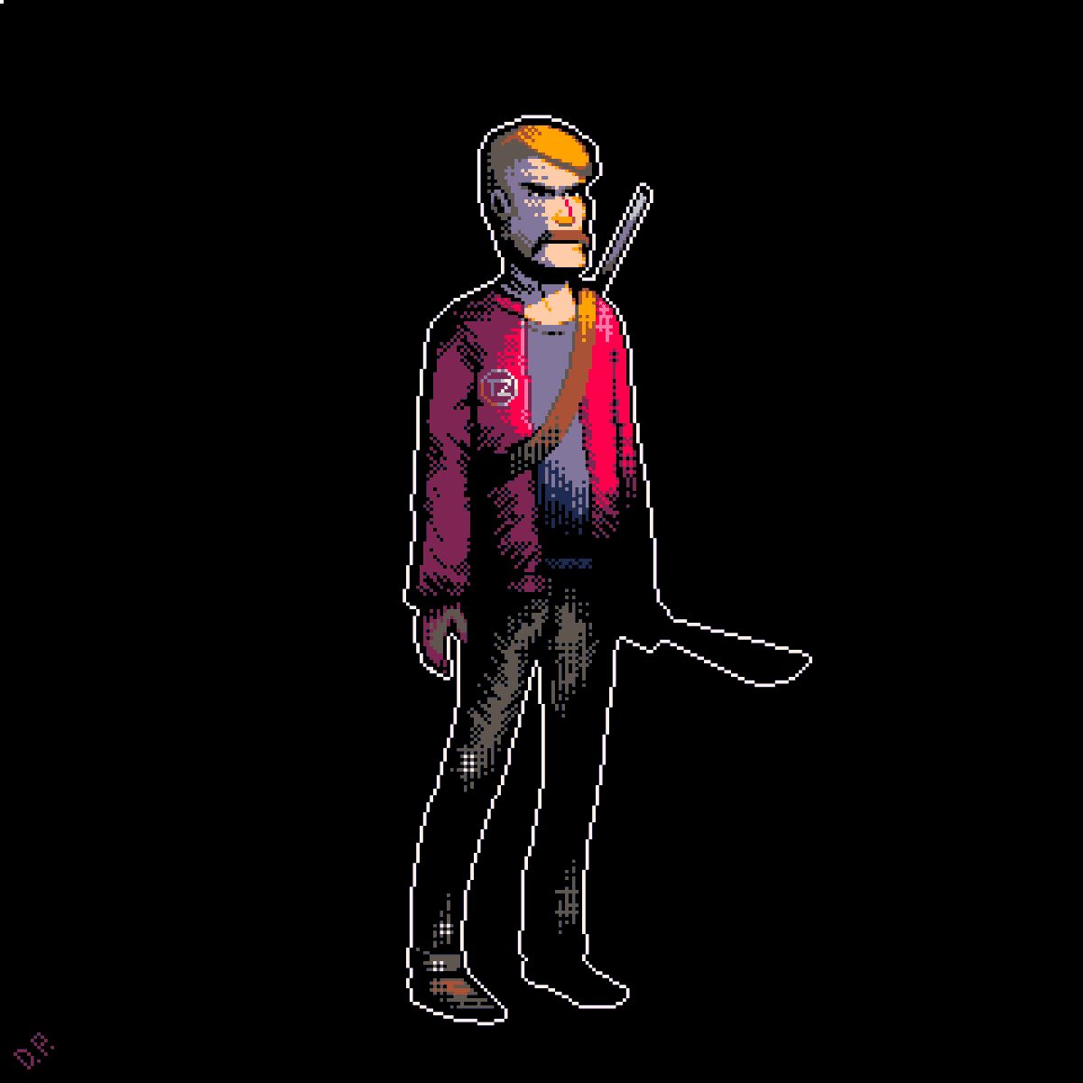 I mostly draw backgrounds, but sometimes also draw characters
#characterdesign #pixelart #ドット絵