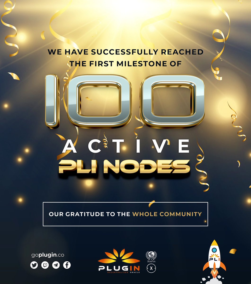 We are thankful to the whole XDC Community for making it possible! 

We are confident that with your support #PLI shall reach more such milestones. 

<a href="/riteshkakkad/">XDC Ritesh Kakkad</a> <a href="/atulkhekade/">Atul Khekade</a> 

#XinFin 
#XDCNetwork 
#PLI