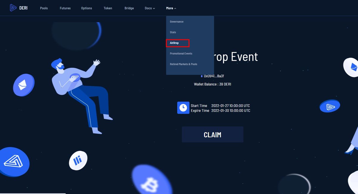 Deri Protocol (@deriprotocol) on Twitter photo 🥳Winners of the <a href="/VenusProtocol/">Venus Protocol</a> & Deri Protocol #AMA can claim their $DERI rewards now in the "Airdrop" section.
🌟Claim before: 10:00 AM UTC, 30th Jan 2022
Claim page: app.deri.finance/#/airdrop
#DeFi #Futures #Options #Derivatives #cryptotrading #Cryptos 🥳Winners of the <a href="/VenusProtocol/">Venus Protocol</a> & Deri Protocol #AMA can claim their $DERI rewards now in the "Airdrop" section.
🌟Claim before: 10:00 AM UTC, 30th Jan 2022
Claim page: app.deri.finance/#/airdrop
#DeFi #Futures #Options #Derivatives #cryptotrading #Cryptos