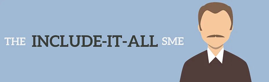 Working with SMEs can be one of the biggest challenges that an ID deals with. Looking for advice on how to handle control freaks, busy bees, and SMEs who have gone AWOL? Check out <a href="/DasheThomson/">Dashe, A ttcInnovations Company</a> cool resource The Seven Archetypes of Subject Matter Experts buff.ly/3ADpjyN
