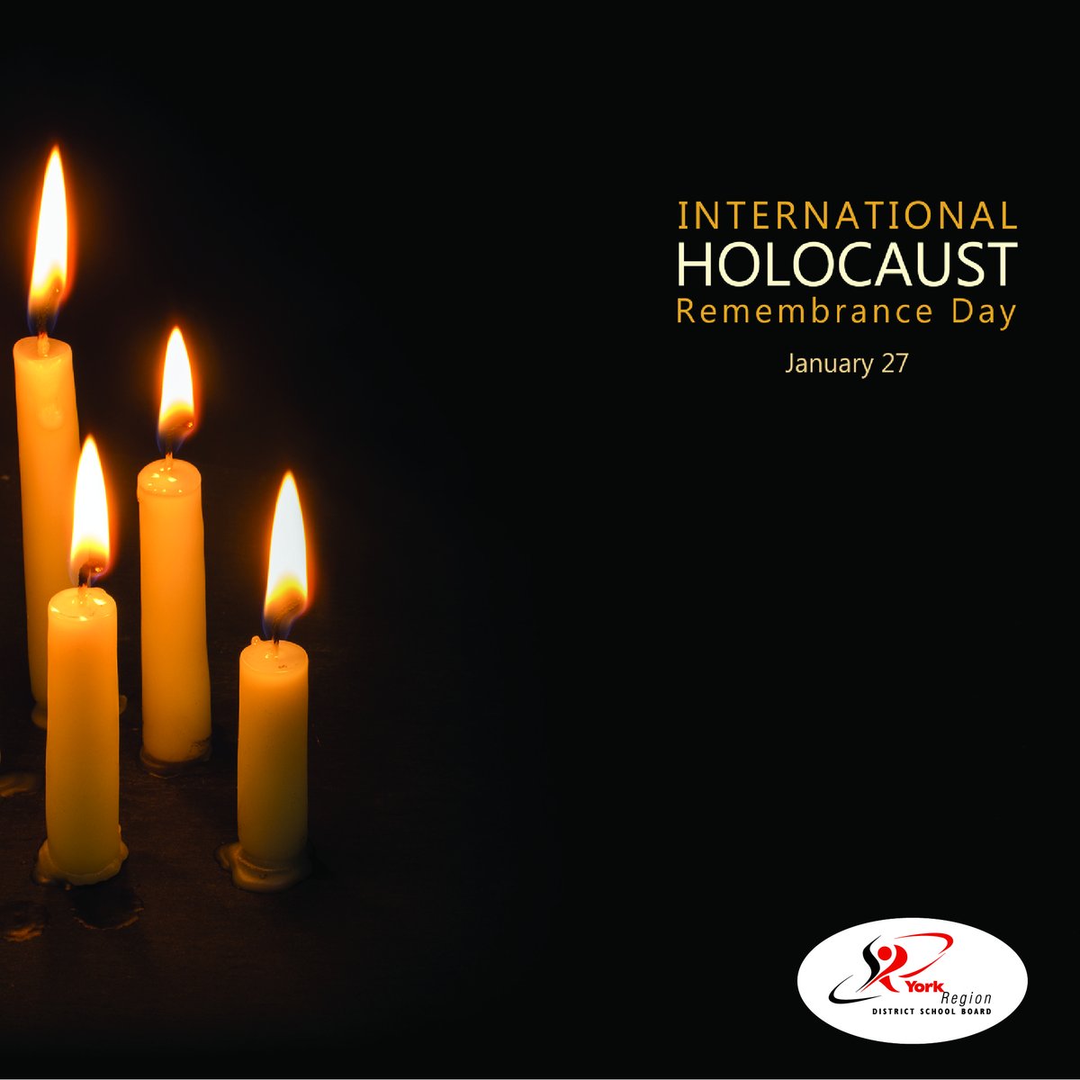 YRDSB's tweet photo. Today we recognize Int’l Holocaust Remembrance Day and honour the nearly 6M Jews who were targeted and murdered during the holocaust. 

We also honour POC, the Romas, people with exceptionalities, 2SLGBTQ+ peoples, and all those who were targeted and murdered by the Nazis. https://t.co/mIhbkWaV9Y