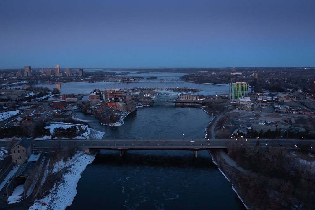 A crisp, cold, #winter morning above the #Ottawa #River.