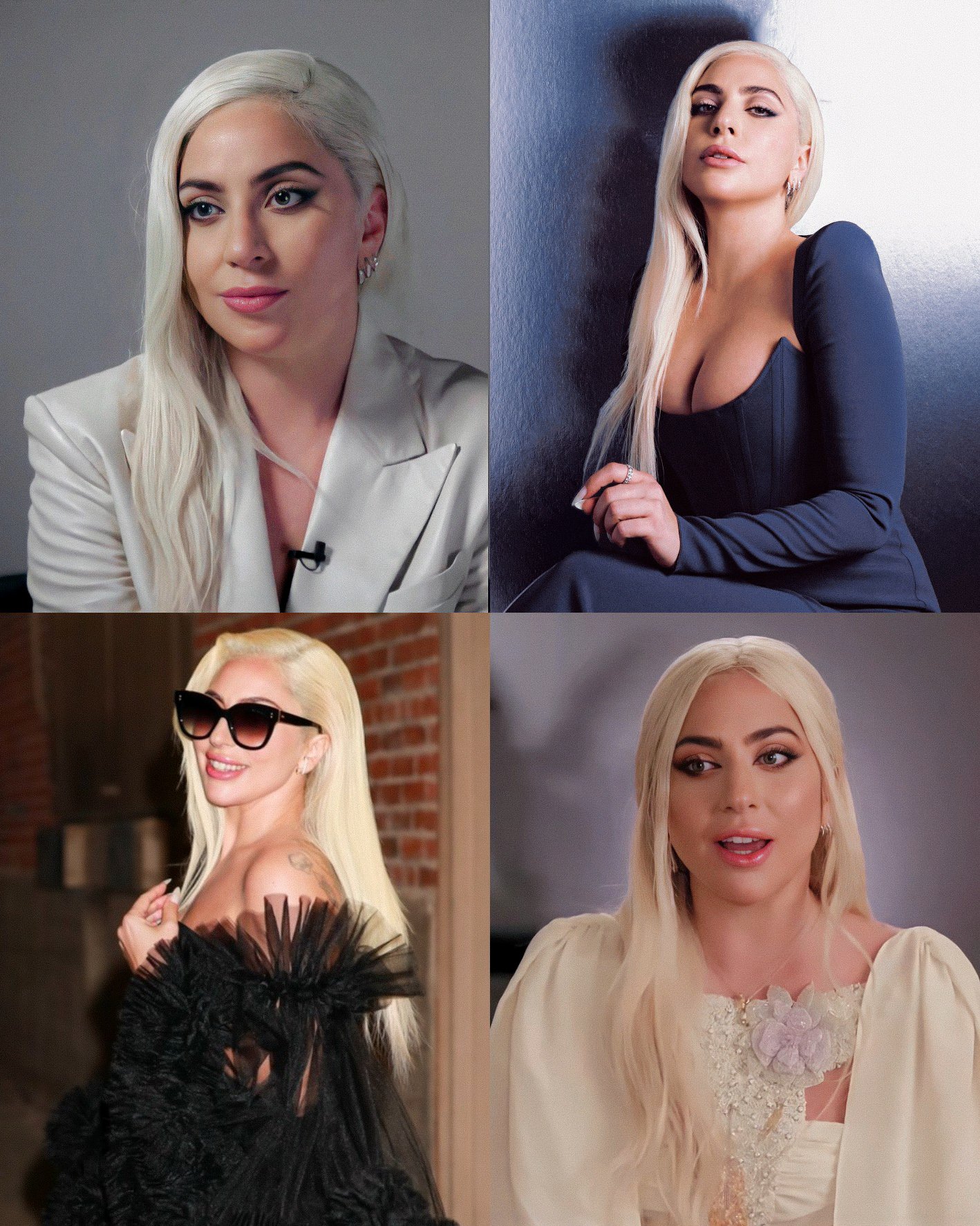 Lady Gaga Appears to Wear 2 Different Hair Colors in One Week