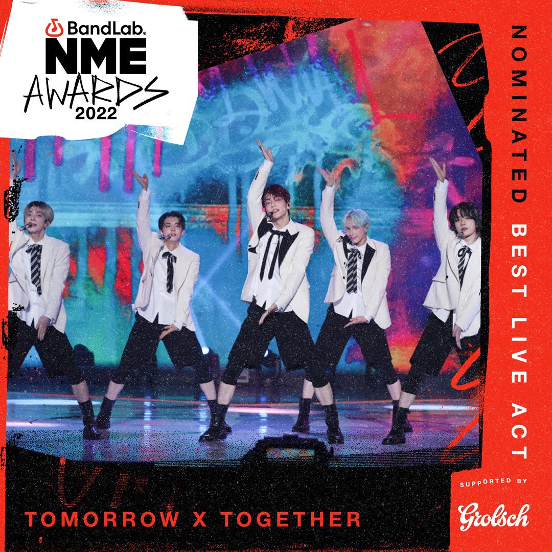 [🗳] TOMORROW X TOGETHER as THE BEST LIVE ACT on Band Lab NME Awards 2022

#BandLabNMEAwards2022 
#TOMORROW_X_TOGETHER @TXT_members