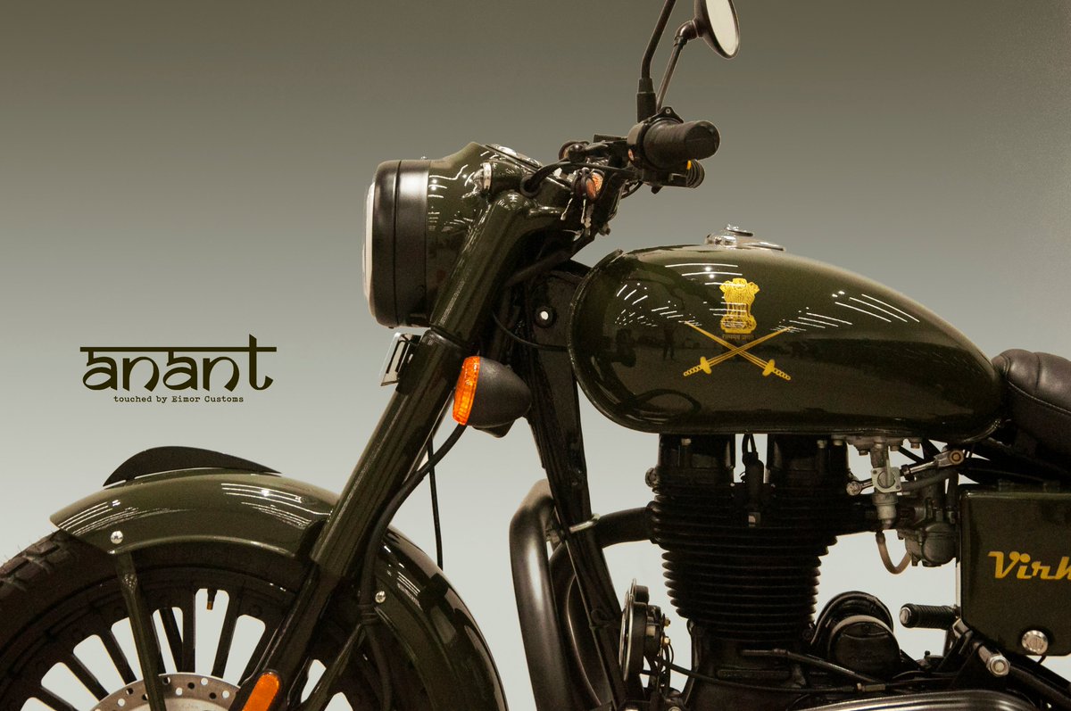 EimorCustoms's tweet photo. ~ANANT~ 
Custom made Royal Enfield Standard 350.
#royalenfieldcustom #modifiedroyalenfield #bulletmodification #eimorcustoms https://t.co/x3RBKlAhnV