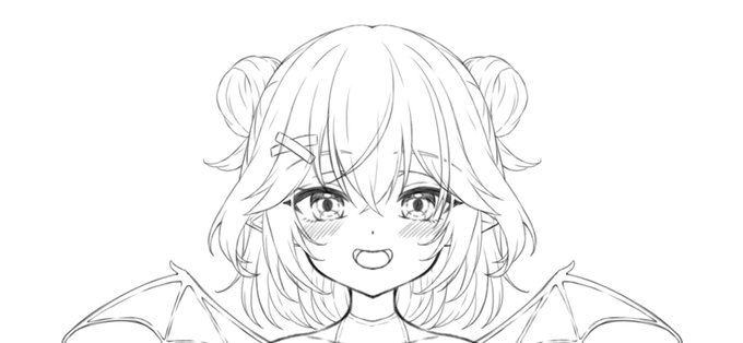 これはVの立ち絵風に描きたかった代理ちゃん(進捗止まってる) 