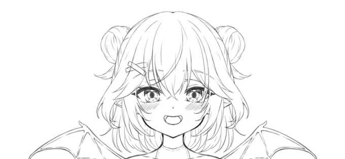 これはVの立ち絵風に描きたかった代理ちゃん(進捗止まってる) 