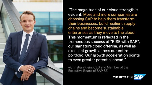 🔔 <a href="/SAP/">SAP</a> today announced our financial results for Q4 and full-year 2021 with record cloud performance. Read the news: bit.ly/347nCgV
