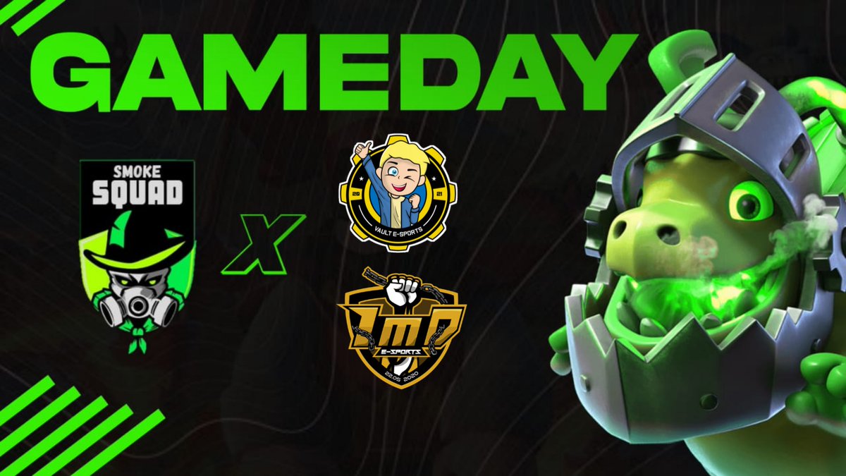 #GAMEDAY #GOSMOKE #ClashRoyale 

🆚 <a href="/VaultESports2/">Vault E-Sports FC</a> 
🏆 <a href="/EventosWings/">💙💙WINGS EVENTOS💙💙</a> 
🧩 Semi-Final
📅 27/01
⏰ 19:00

🆚 IMD eSports
🏆 <a href="/CDE_CR/">CDE - Circuito das Estações</a> 
📅 27/01
⏰ 22:00