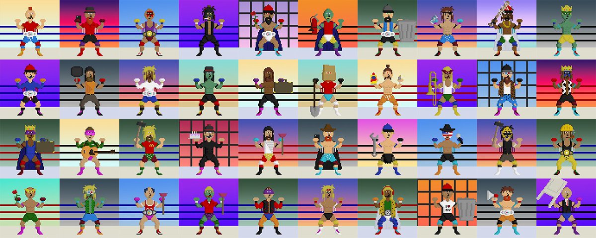 CryptoRasslers's tweet photo. https://t.co/1w3EPKWNJ9

DROPPING VERY SOON!

#NFTs 
#SolanaNFT #SolanaNFTs #NFTartist #PixelArt https://t.co/Jc7Wg5PsRg