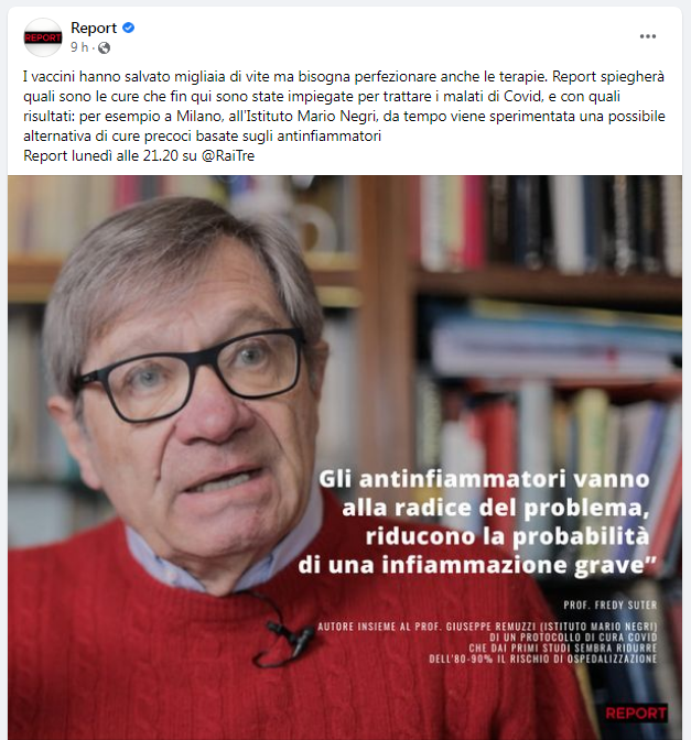 lucrezia_ilaria's tweet photo. Antinfiammatori solo alla base delle famose #cure #domicilari #precoci che da due anni, evidenzio hanno efficacia su notevole mole di persone e che i burattini da talk liquidavano come roba da santoni . Mi chiedo se un giorno, sarà resa giustizia di molti decessi #Covid_19 https://t.co/1ITV6oC5Nk