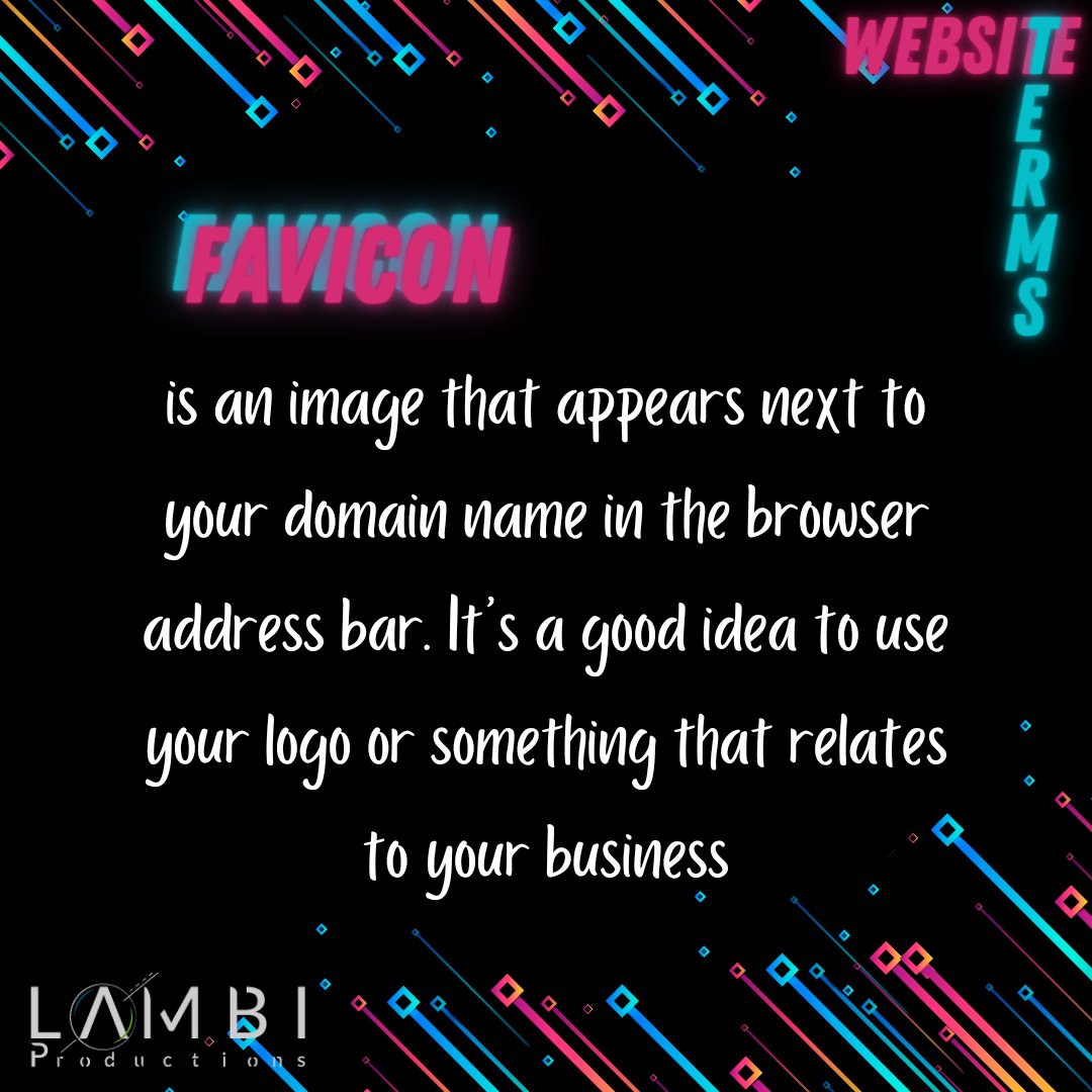 Lambi_Pro_08's tweet photo. Why would you need a Favicon π€? Well, it helps people identify your website in the tabs section of their browser π€ and it looks pretty π
#webdevelopment #videoediting #webterms https://t.co/fk9I4ETuGn