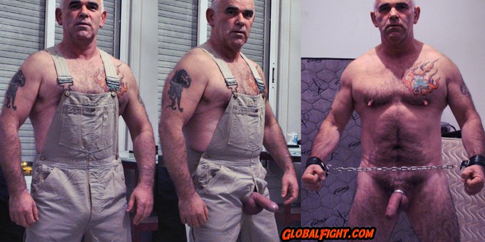 Nude Farmer from https://t.co/uDvNgxouOP profiles  --  #nude #farmer #daddy #naked #man #overalls #coveralls