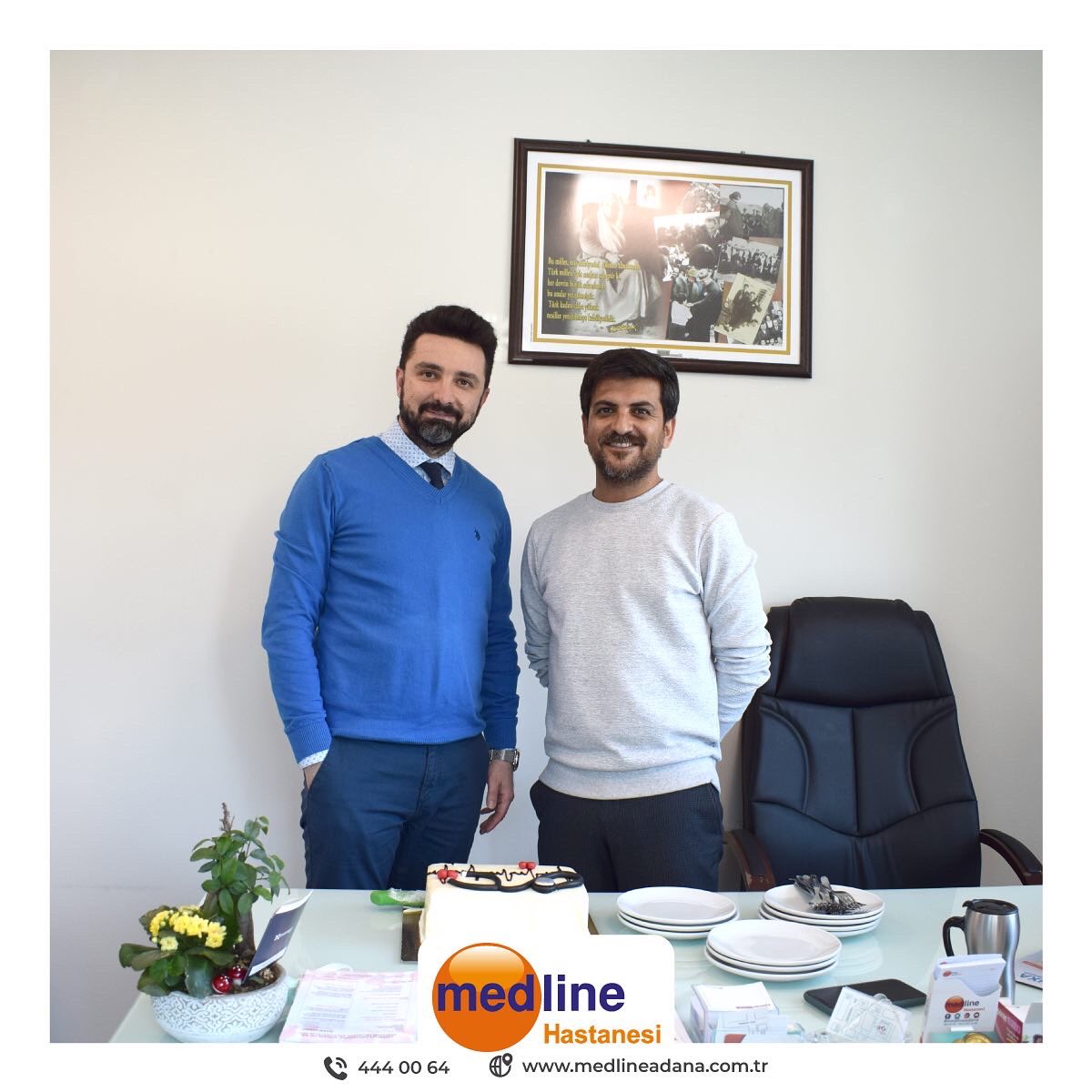 Tıbbi Onkoloji Uzmanımız Dr. Veysel Haksöyler’in Doçentlik unvanını almasını odasında onkoloji ekibimizle birlikte kutladık.
444 00 64
medlineadana.com.tr