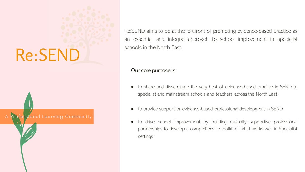 ReSendNE's tweet photo. Do you work in SEND and are you interested in evidence-based professional development?   Follow us and join our Professional Learning Community for SEND. #SEND #ResearchEd #teaching #professionaldevelopment https://t.co/tvqPog1LrW