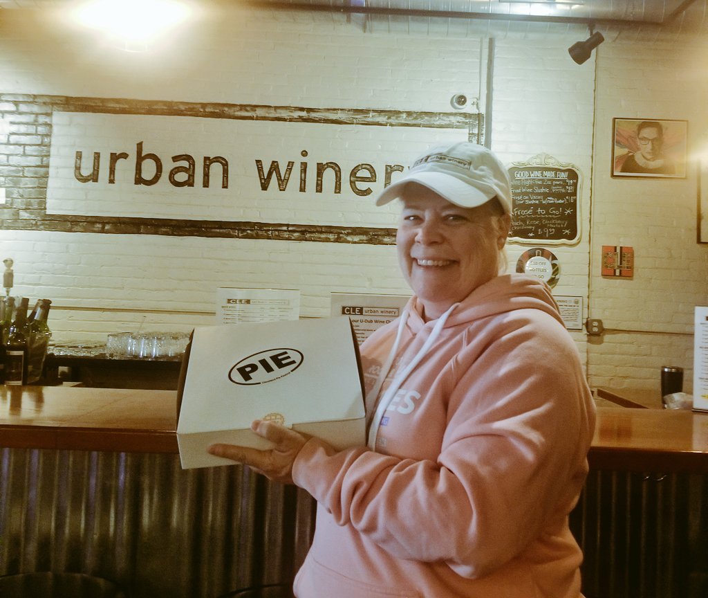 blackgirlinCLE's tweet photo. The final @pieinthecle random act of pieness pie... Destiny Burns owner of the @CLEurbanwinery joined the military after graduating from Euclid, then was a volunteer firefighter before coming back to CLE. She's always reinventing herself &amp; continues to do good in the community. https://t.co/mI5rhtXtHA