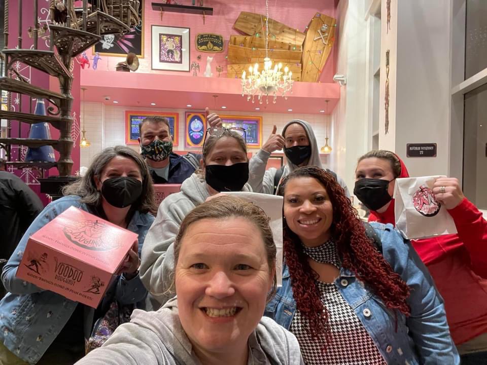 A lotta #FETC, and a little Voodoo. Win, win. Excited about another day of learning! (And eating) #voodoodoughnut #wearecaddo