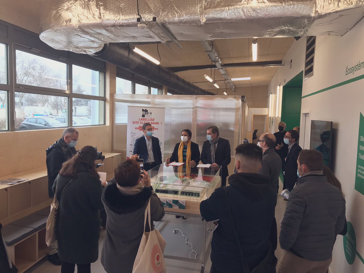 Après une première année d’exploration, nous ouvrons 2022 avec une conférence de presse au sein de notre nouvelle maison du projet sur le site <a href="/Usinlyonparilly/">USIN</a> ! #usinlyonparilly #groupeserl #industrie40