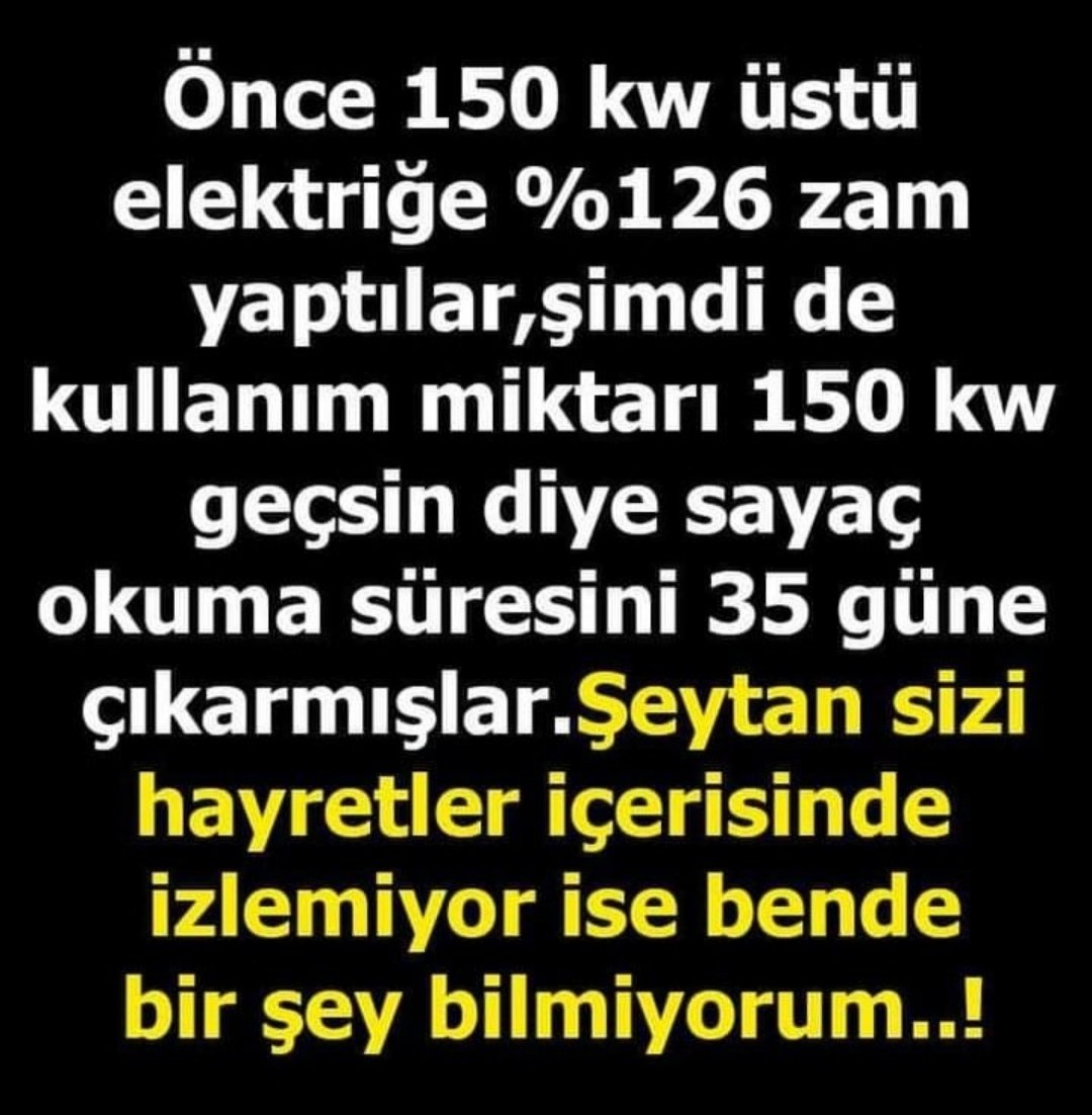 Bu kadar da olmaz...