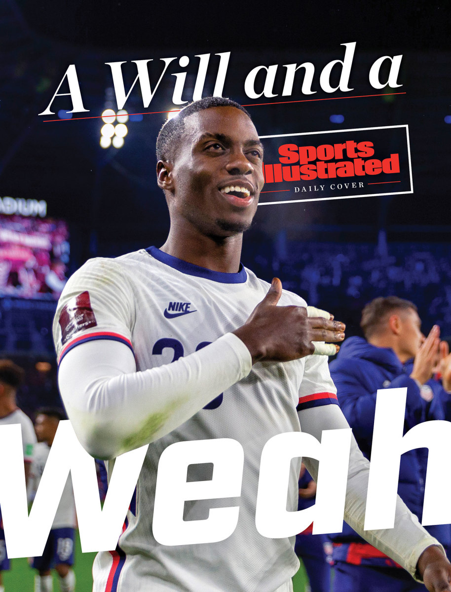 SInow's tweet image. The name on the back of Tim Weah's shirt brings scrutiny and expectation, but the young #USMNT winger is finding his own way. 

@brianstraus on his path and his play—and how they can lead to something his all-time great of a dad never experienced: buff.ly/33WFonl