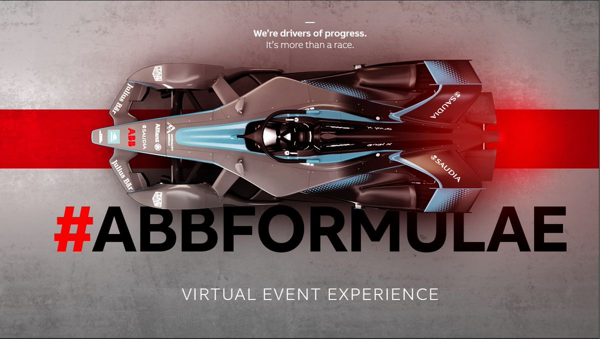 For a fully charged, fully immersive 3D #ABBFormulaE experience at the start of Season 8 be sure to visit our virtual event platform! ⚡️🏎️ 
👉 social.abb/formula-e-diri…
#ABB #racing #motorsport #driversofprogress