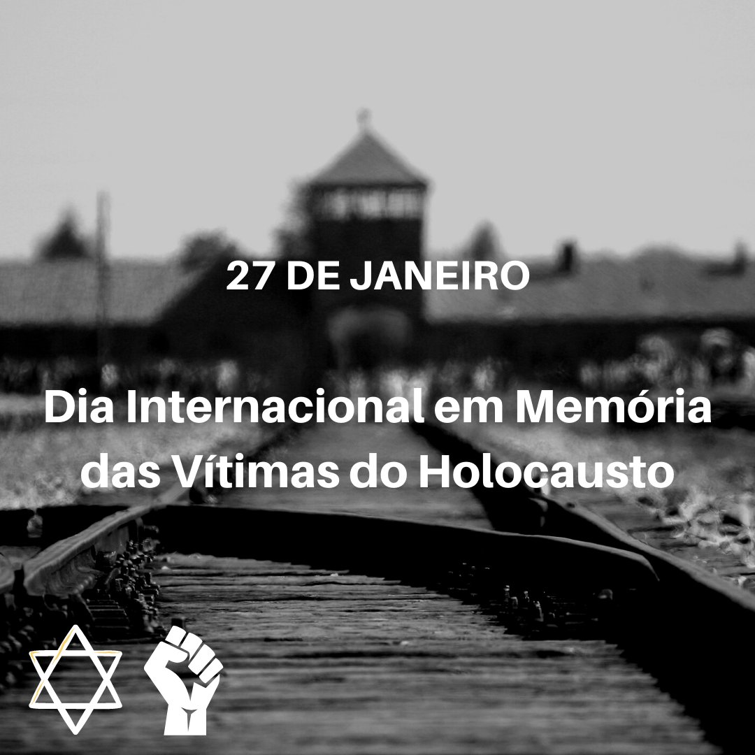 Hoje é o Dia Internacional em Memória das Vítimas do Holocausto!

O Café e Gritaria se solidariza com todos que morreram, lutaram e sobreviveram ao Holocausto. Àqueles são descendentes das vítimas: toda força do mundo.

Jamais nos esqueceremos de qualquer política de genocídio.
