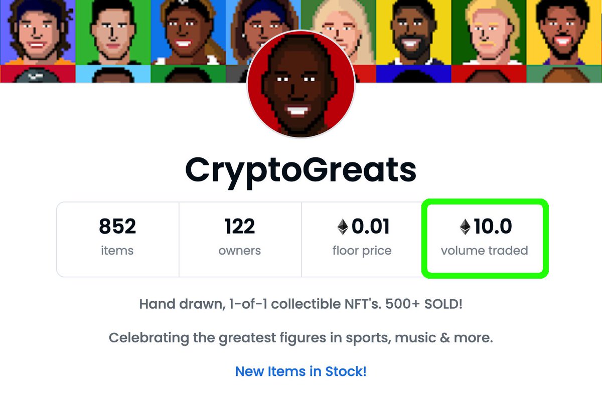 CryptoGreats 👑 500+ SOLD! tweet media