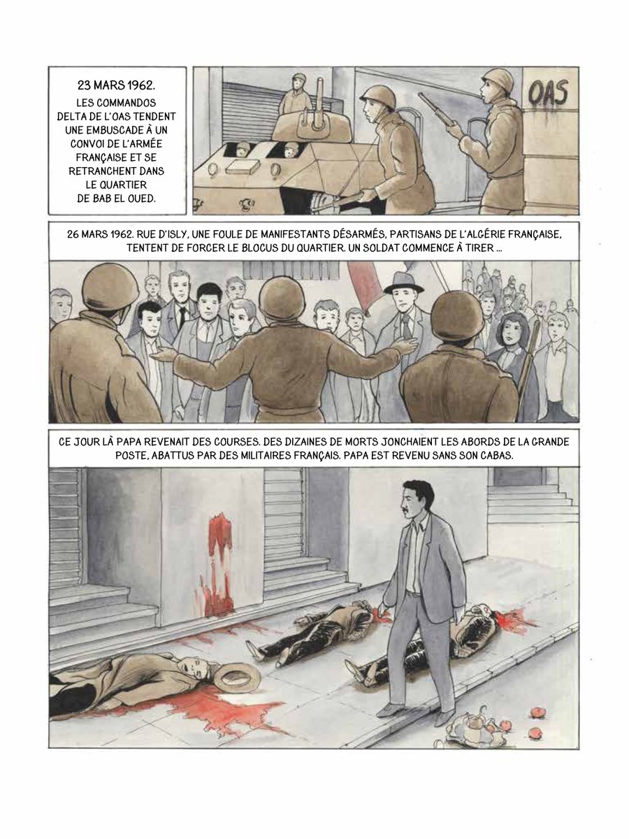 nicolaslescanff's tweet photo. massacre de la rue d'Isly évoquée hier par le #PR @Elysee traitée dans notre BD #histoiredessineedesjuifsalgerie @b_stora @Ed_LaDecouverte @PascaleIltis #librairiebaume
https://t.co/EhNicJL1ZQ https://t.co/lCc7jGIBlM