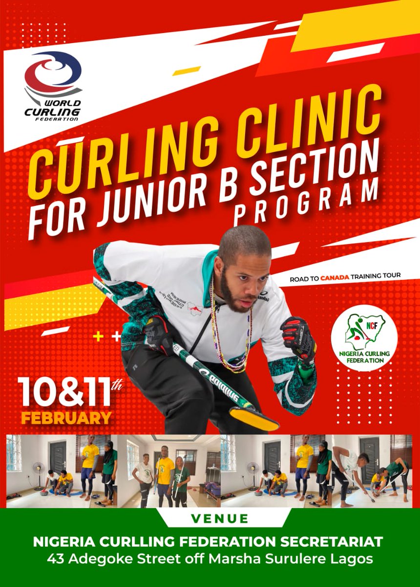 Nigeria Curling (@curlingnigeria) on Twitter photo Our Journey towards participating in World Curling Junior B event starts soon <a href="/worldcurling/">World Curling</a> #stillwerise Our Journey towards participating in World Curling Junior B event starts soon <a href="/worldcurling/">World Curling</a> #stillwerise
